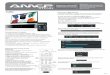 Sonorización Avanzado del Usuario - amcp-xtend.com.br · > 6 canales de audio estéreo con 25W + 25W de potencia por canal > 4 entradas de audio analógico RCA direccionables a cualquier