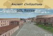 Ancient Civilizations SOL Review€¦ ·  · 2017-04-04The Greek Polis When the Warrior ... Cicero is a great writer and politician, ... Triumvirate; Julius Caesar, Marcus Crassus,