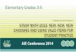 Elementary Grades 3-5 - AIE Conference · Elementary Grades 3-5. ... RC 4: Measurement ... the understanding of perpendicular lines in grade 4 lead to the coordinate plane in grade