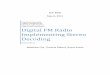 Digital FM Radio Implementing Stereo Decoding - ECE | USU Gilbert... · performs all necessary functions for demodulation and downconversion using programmable DSP (digital signal