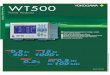 Bulletin 7602-00E WT500 Power Analyzer - Yokogawa€¦ · WT500 Power Analyzer WT500 ... Measurement of bought and sold watt hours Easy setup and operation Power Analyzer 0.5 to 40