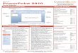 Microsoft® PowerPoint 2010 - es.customguide.comes.customguide.com/cheat_sheets/powerpoint-2010-cheat-sheet-es.pdf · Capacitación Interactiva en más de 2,000 Temas: Office2016para