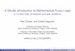 A Gentle Introduction to Mathematical Fuzzy Logiccintula/slides/MFL-6.pdfA Gentle Introduction to Mathematical Fuzzy Logic 6. Further lines of research and open problems Petr Cintula1