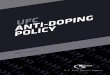 Anti-Doping UFC poliy DOPING 3 Anti-Doping UFC poliy Anti-Doping UFC poliy Any Athlete, Athlete Support Person, or other Person who commits an Anti- Doping Policy Violation while subject