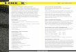 XS100 Data Sheet - Natryskowe Warstwy Ochronne Line-X ...line-x.center/wp-content/uploads/Certyfikaty/XS-100TDS.pdf · Toluene -1% -21% 82% -66% Yes Water (H2O) 3% -20% -5% -45% Yes