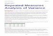 Repeated Measures Analysis of Variance - NCSS following assumptions are made when using the F test to analyze a factorial experimental design. 1. ... Repeated Measures Analysis of