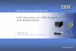 SAP on System x and BladeCenter (overview PPT) … · SAP Solutions on IBM System x and BladeCenter Charlie Lai IBM Taiwan / STG / System x. IBM Systems and Technology Group 2 ©