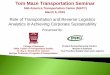 Tom Maze Transportation Seminar - Institute for Transportation · Tom Maze Transportation Seminar. Mid-America Transportation Center (MATC) ... Vice President Supply Chain and Logistics