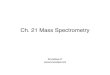 Ch. 21 Mass Spectrometry - WordPress.com · Intro. to Mass Spec. 0 15 2B mass spectrum 4344 CHYCHCH3 43 g,'mole 28 g,'mole @CH3 1 5 g/mole Intro. to Mass Spec. CHy— CH— CH3 CH3SHCH3