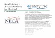 Scaffolding - Esafetyline · Safety Expert System eSafetyLine software. ... Scaffold Case Study ... – 3” from face for outrigger scaffoldsfrom face for outrigger scaffolds