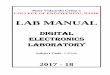 LAB MANUAL - anandgharu.files.wordpress.com · Pune Vidyarthi Griha’s COLLEGE OF ENGINEERING, NASIK LAB MANUAL DIGITAL ELECTRONICS LABORATORY Subject Code: 210246 2017 - 18