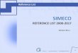 Reference List - simecomilano.it Process Study for Debottlenecking of Cooling Water Network, South Plants, Sarroch Refinery, Italy RAM