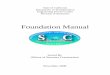 Foundation Manual - Geoplanning · Caltrans Foundation Manual Table of Contents-1 ... Seal Course 12-5 Concrete Deposited Underwater (Tremie Placement Method) 12-6 Seal Course Inspections