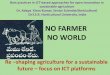 NO FARMER NO WORLD - APCTTapctt.org/nanotech/sites/all/themes/nanotech/pdf/Dr.A.Kiran Kumar e... · Web portal aAQUA  TNAU AGRITECH Portal  KISSAN Kerala  AGRISNET