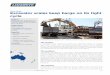 Case Study: Excavator scales keep barge on its tight cycle · A Caterpillar 320D equipped with a X-2350 unloads the barge at the Port of Auckland Case Study: LOADRITE ADV-50365A McCallum