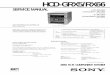 HCD-GRX5/RX66 - shema.ru · HCD-GRX5/RX66 is the Amplifier, CD player, Tape Deck and Tuner section in MHC-GRX5/RX66. Photo: HCD-RX66 Dolby noise reduction manufactured under license