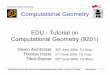 Institute forSoftware Technology Computational Geometry ... · 22nd European Workshop on Computational Geometry ... Dynamic programming tomorrow ... –Solve a system of two linear