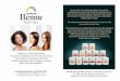 Henna - Rainbow Research · Henna is the only natural alternative to chemical hair colorings that are controversial to health considerations and harsh on the hair. Rainbow Henna is