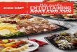 ENTERTAINING - Calgary Co-op · entertaining easy for you. breakfast muffins baguette agels cookies sweet cream cheese pastry cream puffs cupcakes uns desserts cocolate breakfast
