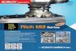 Features - korloy.com Rich Mill_Inch.pdf · Features Facing Shouldering Slotting Ramping down Helical Ramping Through Coolant System No:200-2 ... 3062HR 0.625 4.0 5.634 1.195 0.12