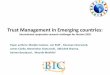 Trust Management in Emerging countries - DIMACSdimacs.rutgers.edu/Workshops/TAFC/Slides/MCoetzee_ET_AL1.pdfTrust Management in Emerging countries: International cooperation research