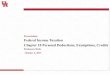 Presentation: Federal Income Taxation Chapter 10 Personal Deductions, Exemptions, Credits€¦ ·  · 2017-10-06Chapter 10 Personal Deductions, Exemptions, Credits Professors Wells