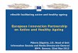 European Innovation Partnership on Active and Healthy Ageing · European Innovation Partnership on Active and Healthy Ageing P ... from public and private sectors ... cities or integrated