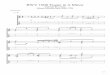 BWV 1000 Fugue in A Minor - - Classclef 1000 Fugue In A Minor by... · BWV 1000 Fugue in A Minor Originally in G minor Johann Sebastian Bach (1685-1750) 1/16 = 70 Standard tuning