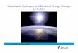 Sustainable Hydrogen and Electrical Energy Storage 22 … · Sustainable Hydrogen and Electrical Energy ... present from food production-Make use of waste land ... live from energy
