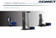 System Brochure - ADMET test eXpert 7601 1 kN with manual vice grips eXpert 7603 5 kN with long-travel extensometer Customizable - Backed by superior engineering and a willingness