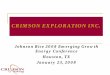 CRIMSON EXPLORATION INC. - library.corporate-ir.netlibrary.corporate-ir.net/library/20/205/205282/items/276419/Johnson... · Crimson Exploration Inc. ... Continental Land & Fur Co