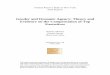 Gender and Dynamic Agency: Theory and Evidence on the ... · Gender and Dynamic Agency: Theory and Evidence on the Compensation of Top Executives Stefania Albanesi, Claudia Olivetti,