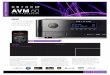 NEW 11.2-CHANNEL AUDIO/VIDEO PROCESSOR - …€¦ ·  · 2018-02-1211.2-CHANNEL AUDIO/VIDEO PROCESSOR FREE AVM 60 CONTROL APP* AVM 60 ... controlled through iOS, Android or PC apps
