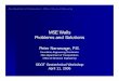 MSE Walls Problems and Solutions - Pages - Welcome … Department of Transportation – Office of Structural Engineering MSE Walls Problems and Solutions Peter Narsavage, P.E. Foundation