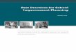 Best Practices for School Improvement Planning - … the following report, Hanover Research outlines best practices for school and continuous improvement planning, focusing on organizational