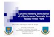 Dynamic Modeling and Analysis of a Synchronous …as.utia.cz/files/fodor.pdf ·  · 2009-10-07Dynamic Modeling and Analysis of a Synchronous Generator in a ... Modeling of synchronous