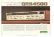 Document2 - Vintage Stereo and Audio Equipment QRX-4500 Receiver.pdfSANSUI QRX-4500 4-CHANNEL RECEIVER In the illustrious new line-up of Sansui 4-channel receivers, the QRX-4500 is