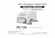 Air-Oxygen Blender - Precision Medical, Inc. | Precision … of the Air-Oxygen Blender, contact Precision Medical, Inc. CAUTION • Use recommended lubricants sparingly as lubricant