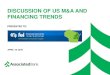 DISCUSSION OF US M&AAND FINANCING TRENDS · Real Estate Lending ... Real Estate Investment Trusts CRE Syndications ... II. US M&A FINANCING TRENDS. US M&A AND M&A RELATED LENDING