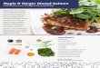 Maple & Ginger Glazed Salmon - Blue Apron Teaspoons Sesame Oil 2 Skin-On Salmon Fillets Makes 2 Servings About 590 Calories Per Serving Recipe #107 Parsnips have been a staple food