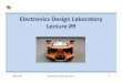 Electronics Design Laboratory Lecture #9ecee.colorado.edu/ecen2270/lectures/Lecture09.pdf · Electronics Design Laboratory Lecture #9 ... • R2and C2have tolerances, so Ksensemay