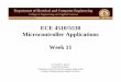 ECE 4510/5530 Microcontroller Applications Week 11bazuinb/ECE4510/Week11_1.pdf · ECE 4510/5530 Microcontroller Applications Week 11 ... – Use the ECT to measure rising and falling