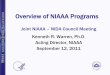 Overview of NIAAA Programs m lism m · lism m m Overview of NIAAA Programs Joint NIAAA ... lism In fact, alcohol is ... Further elucidation of underlying etiologic mechanism(s) 