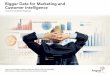 Bigger Data for Marketing and Customer Intelligence - … Data for Marketing and Customer Intelligence ... * Marketers Flunk the Big Data Test, Harvard Business Review, ... Basket