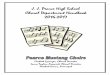 J. J. Pearce High School Choral Department Handbook 2016 …€¦ · J. J. Pearce High School Choral Department Handbook 2016-2017 ... We are proud of the tradition of excellence