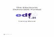 The Electronic Deliverable Format - California State … 1 ALI EDF 1.2i Training Manual Rev. 1, 07/03/2001 2 Overview The Electronic Deliverable Format (EDF), Version 1.2i, April 2001,