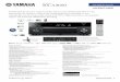 AV Receiver RX-A3050 NEW PRODUCT BULLETINaudioklan.pl/media/do-pobrania/product-card/RXA3050NPB.pdf† Virtual CINEMA FRONT provides virtual surround sound with 5 speakers in front
