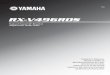 0101V496RDS caution EN - Yamaha Corporation TIME AND SPEAKER OUTPUT LEVELS ..... 40 SLEEP TIMER ..... 42 PRESET REMOTE CONTROL ..... 43 