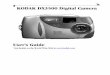 KODAK DX3500 Digital Camera - resources.kodak.comresources.kodak.com/support/pdf/en/manuals/urg... · KODAK DX3500 Digital Camera ... 16 Taking Close-up ... NOTE: * Your camera may