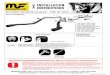 2017 FORD F-150 RAPTOR 3.5L BLACK PART NO. 19350 · 2017 FORD F-150 RAPTOR 3.5L BLACK PART NO. 19350 HARDWARE KIT: 1.[8] 3.00" Clamp 2.[2] Nut Hex M10-1.50 Hanger Tool (Or Pry Bar)